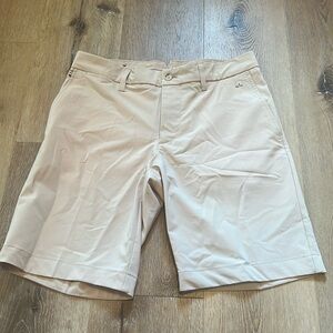 J Lindeberg Men's 29 Kahki Golf Cargo Shorts Quick Dry Performance
